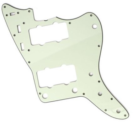 Véritable Fender Pickguard pour guitare American Vintage Jazzmaster - COMME NEUF VERT - Photo 1/1