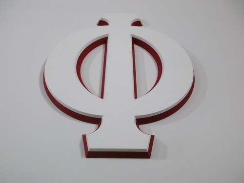 Breting Designs Greek Letters Phi Kappa Theta Dorm Room Door Wall Shelf Office - Picture 5 of 12