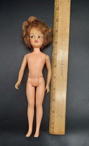 Tammy Ideal Toy Co Posin Pepper Vintage 1960's 10" Doll Marked DO-9, Red Dress - Afbeelding 10 van 10