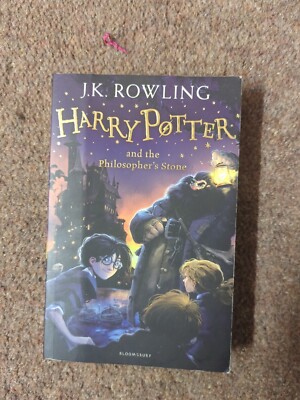Harry Potter and the Philosopher's Stone Bloombury paperback book