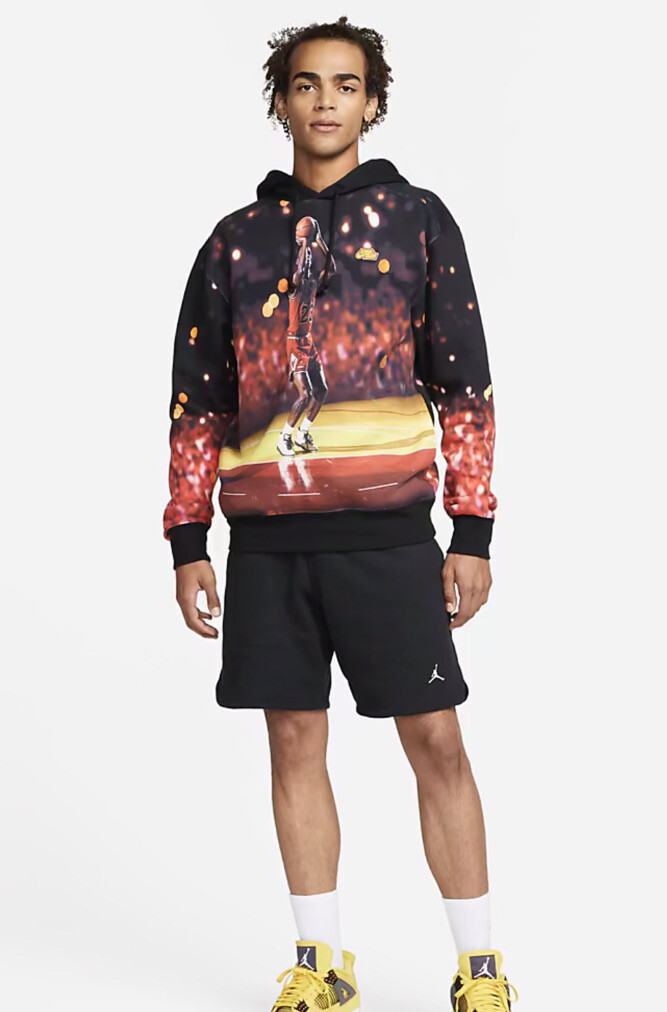 Nike Air Jordan Jumpman Fleece Pullover Hoodie Black DC9610-010