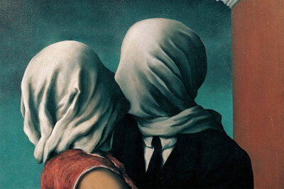 Ren? Magritte The Lovers Art Wall Indoor Room Outdoor - POSTER 20x30