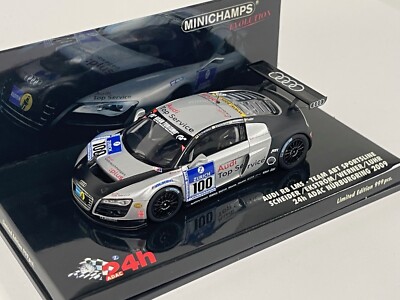 1/43 Minichamps Audi R8 LMS car #100 24 Hours ADAC Nurburgring