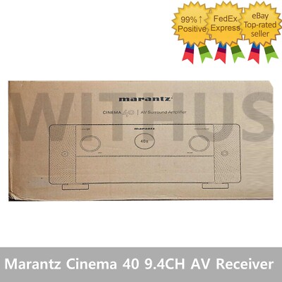 Marantz Cinema 40 9.4CH AV Receiver with 8K Ultra HD HEOS Built-in / Silver 220V