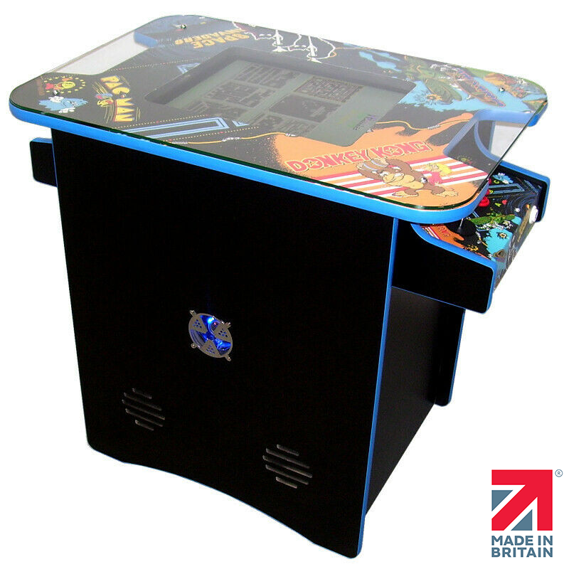 Cocktail-Arcade-Automat Mit 60 Retro-Spielen – Pac-Man Design, JAMMA, Free Play, Für Zuhause