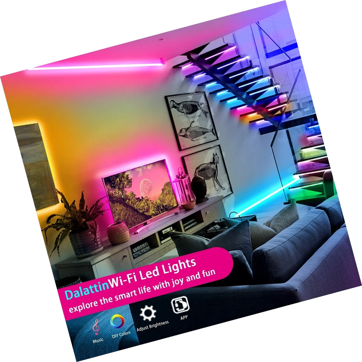 Dalattin led strip lights diy deals