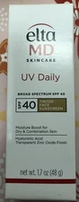 Elta MD UV Daily Broad Spectrum SPF 40 Tinted 1.7oz/48g NIB / EXP: 6/2026