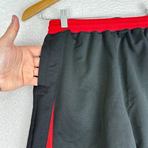 Nike Jordan Jumpman Logo Basketball Shorts Boys Medium 12-14 Black Red - Picture 7 of 12