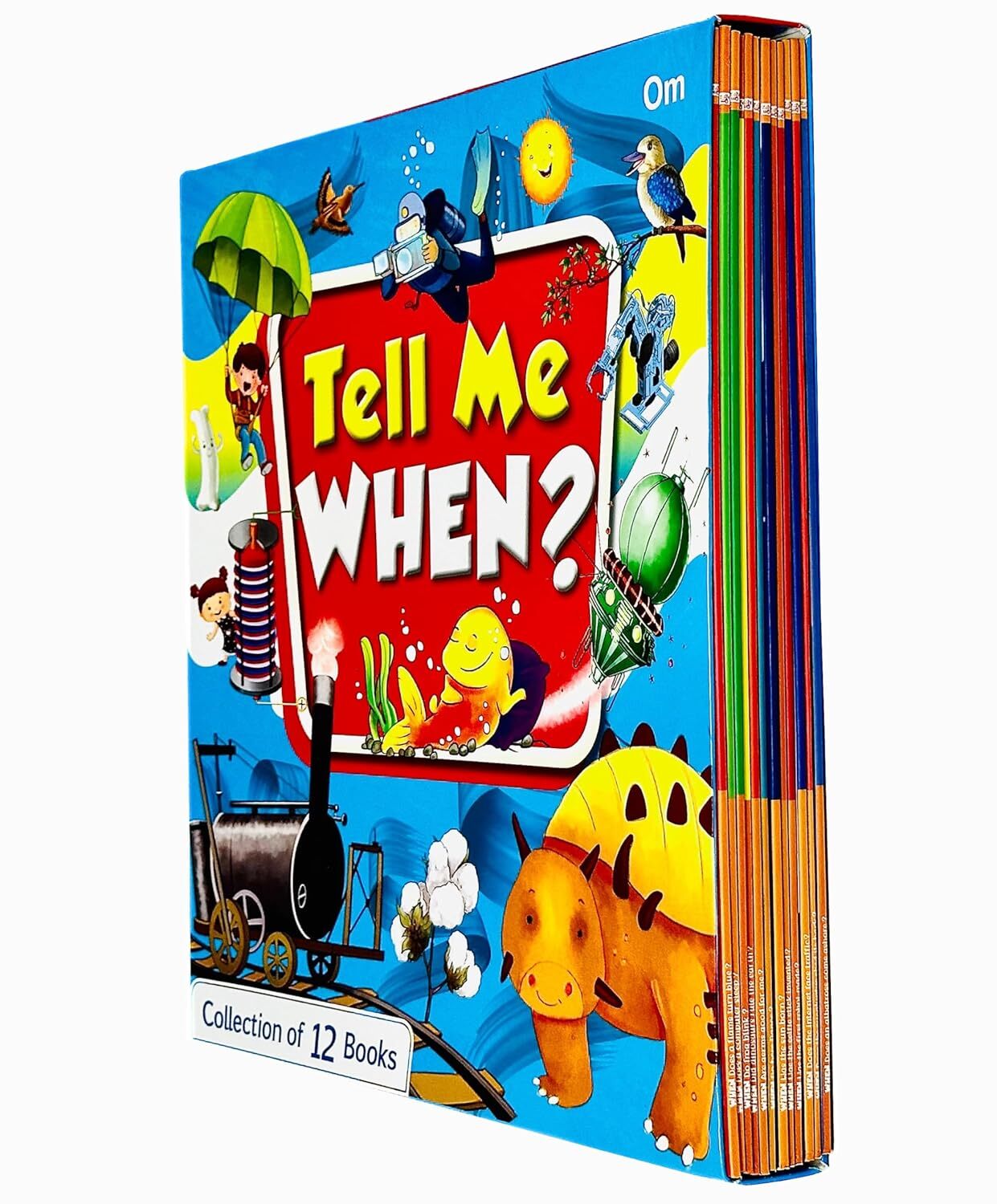 Tell Me When 12 Books Collection (When Does A Flame Turn B | OM Kids Publishing