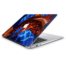 Skin Decal Wrap for Macbook Air 13 Inch 13" - Koi Fish Traditional