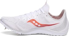 Saucony Women's Endorphin 3 Track and Field Shoe 5, White  Vizired