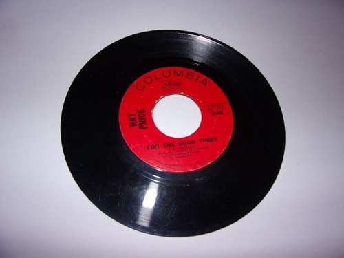 Ray Price: For The Good Times / Grazin' In Greener Pastures / 45 Rpm / 1970