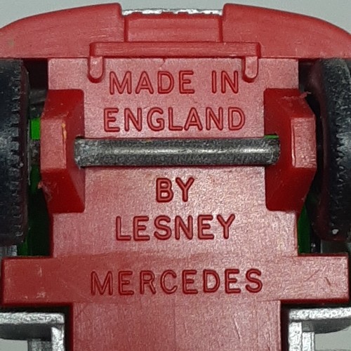 Lesney Matchbox Superfast Mercedes Scaffolding Builder Truck Silver 1969 England - Picture 9 of 9
