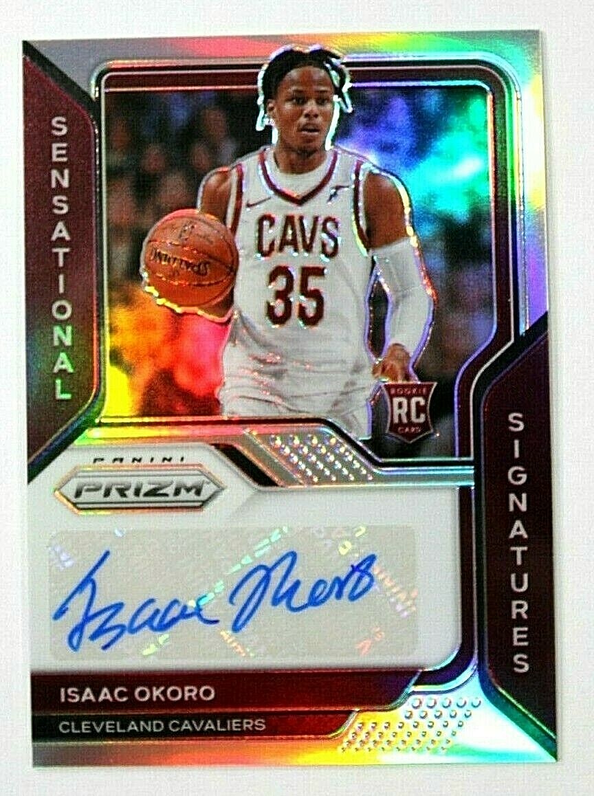 Isaac Okoro RC auto /8シリ 【PSA9】 2020-21 Panini Prizm Silver Sensational Signatures Auto