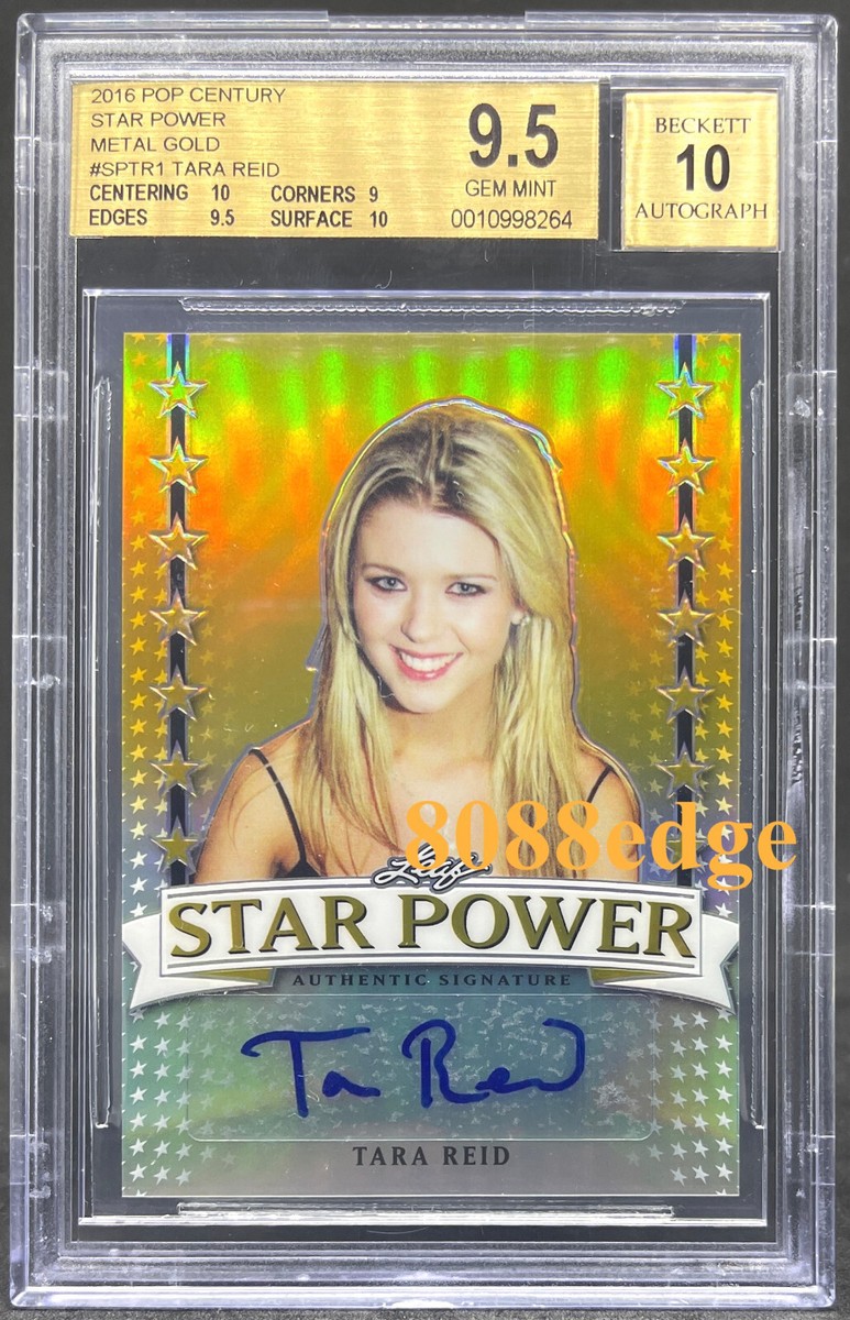 2016 POP CENTURY STAR POWER AUTO: TARA REID #1/1 AUTOGRAPH