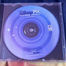 Disney Pix Photo Editing Software CD to use with pix-max - Windows 2000/ME/XP