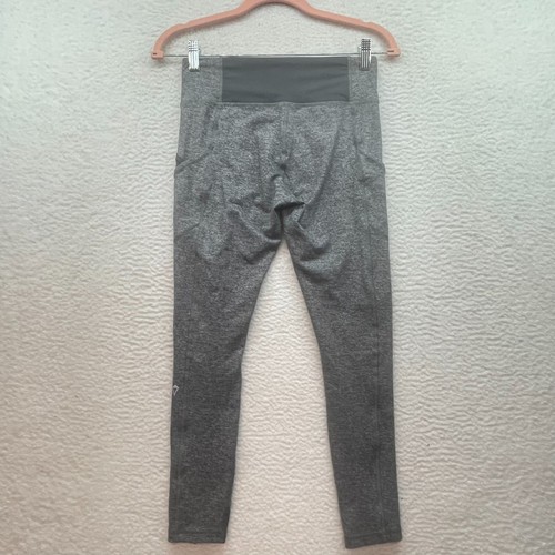 Ivivva by Lululemon Leggings Girls 14 Gray Gym Workout Athleisure Yoga Athletic - Picture 2 of 13