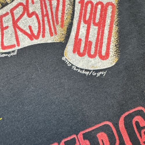 T-shirt vintage 1990 Sturgis Screen Stars Harley Davidson anni 90 emblema 3D motociclista - Foto 3 di 7