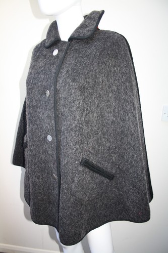 Vintage German Tracht Munich Mohair Cape Lined with Red Wool, Hock Germany - Picture 20 of 20