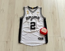 2014 NBA Champions Kawhi Leonard San Antonio Spurs Adidas Jersey Size M