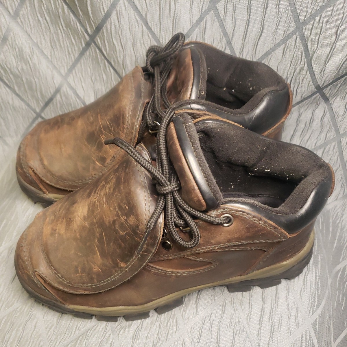 WORX by Red Wing Men Size 11.5 Steel Toe Work Boots Brown Leather EH ASTM F2413 Red Wing Boots Worx Steel Toe Waterproof Slip | Mercari main image 3