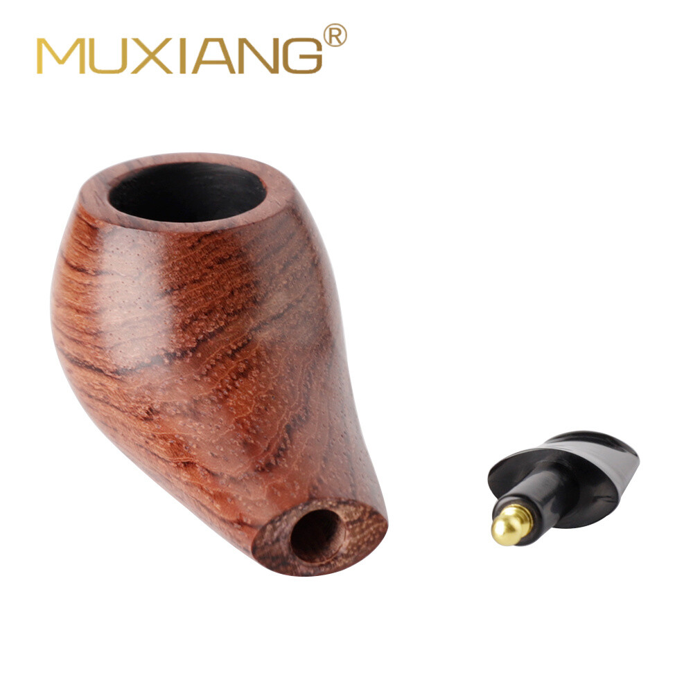 Small Tobacco Pipe Rose Wooden Handmade Portable Pipe Smoking