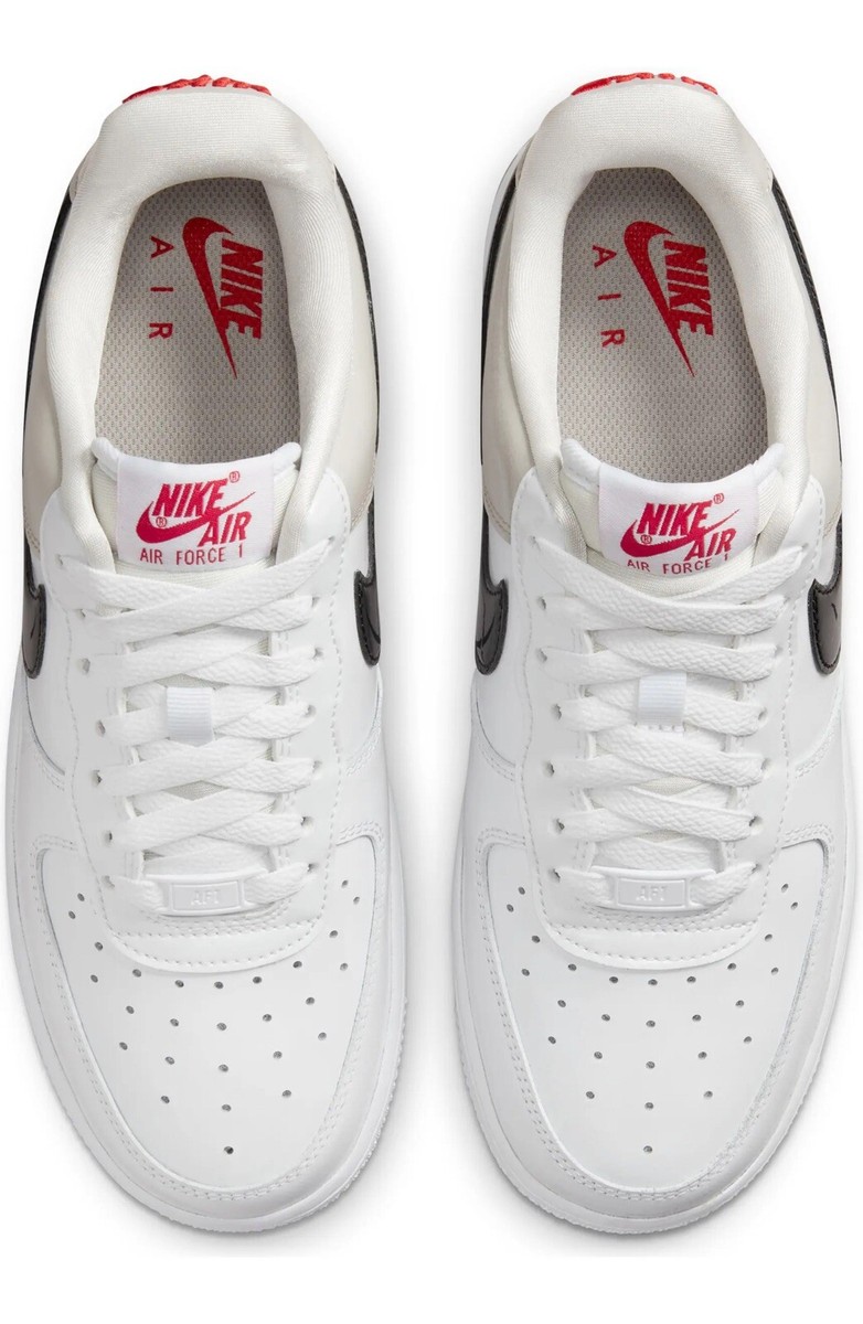 NIKE Women's Air Force 1 '07 ESS Sneakers White / Iron Ore / Black 8.5 US  NEW | eBay