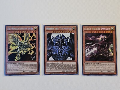 Yu-Gi-Oh! Egyptian God Card Playset - Mint - Iceland