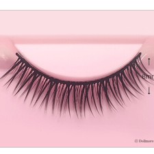 8mm long black Doll eyelashes - 2020JYH-8 Black 