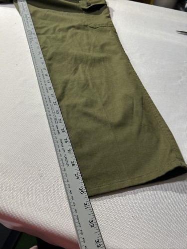 Otavan Trebon Czech Military Field Army Trousers - Vintage Men's Green Army - Picture 6 of 10