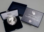 2020 S Proof American Silver Eagle 1 oz Coin Box San Francisco Mint Missing COA