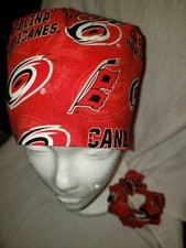 CAROLINA HURRICANES   Handmade SURGICAL SCRUB CAPS