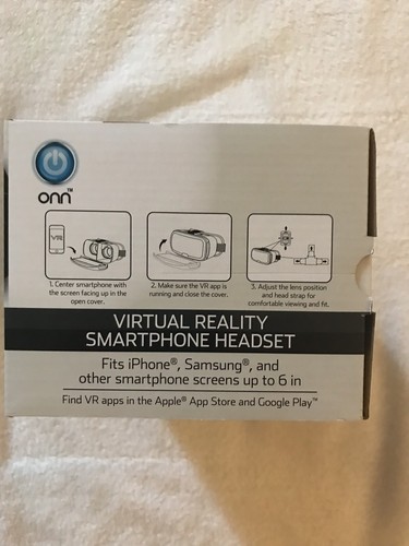 VR Onn Virtual Reality Smartphone Headset (PINK) Easy To Open Insert Smartphone - Afbeelding 3 van 6