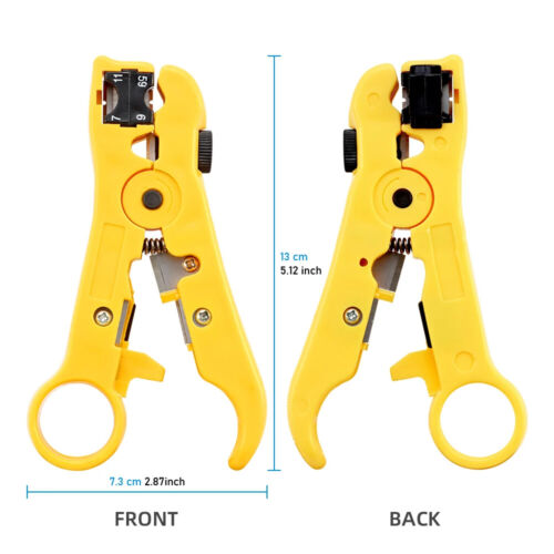 Electric Stripping Knife Pliers Tools Coaxial Cable Wire Pliers Cutter Striper - Picture 7 of 20