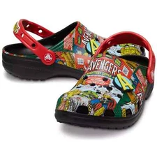 Disney Parks Marvel Avengers Comic Crocs Clogs Adult Size M7 / W9 -New with Tag
