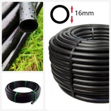 16mm LDPE Strong Black Irrigation Pipe Hose Pipe Reel Reinforced 4~6 Bar 10~100m