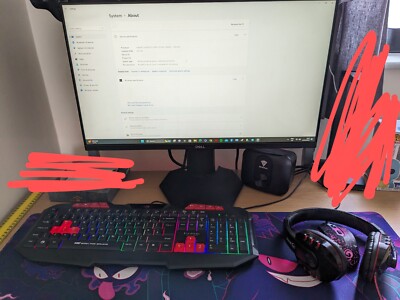 Markenloser Desktop-Computer KANN FÜR TEILE VERKAUFT WERDEN 