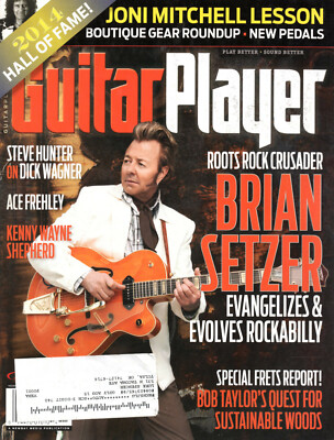 Guitar Player Magazine November 2014 Brian Setzer Joni Mitchell Ace Frehley
