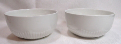 Adams Ironstone England Vintage EMPRESS Two (2) Hard to Find Oatmeal Bowls GC