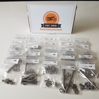 Simson S51 Schraubenset S50 S70 und Enduro EDELSTAHL Normteile Schraubensatz