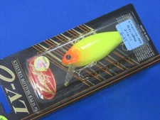 LUCKY CRAFT  LV-0 Flat Side Crankbait "Orange Chart" Fishing Lure (AA47