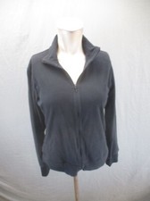 Columbia Size M Womens Black Full Zip Stand Collar Pocket Athletic Jacket 174