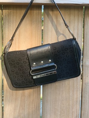 guess small black purse