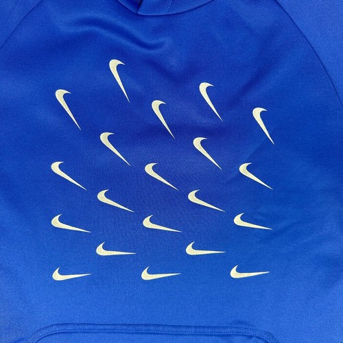 Nike Therma-Fit Big Kids Boys Swoosh Logo Pullover Hoodie DD8530-480 NEW - Picture 2 of 7