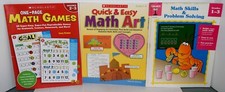 Scholastic Gr. 1 thru 3 - Math skills New books