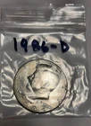 1986-D Kennedy Half Dollar,  Circulated but NICE !