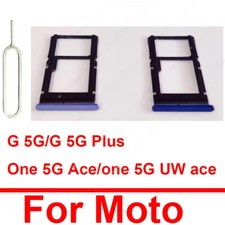 2pcs Sim Card Tray Holder For Motorola MOTO G 5G Plus One 5G Ace One 5G UW Ace