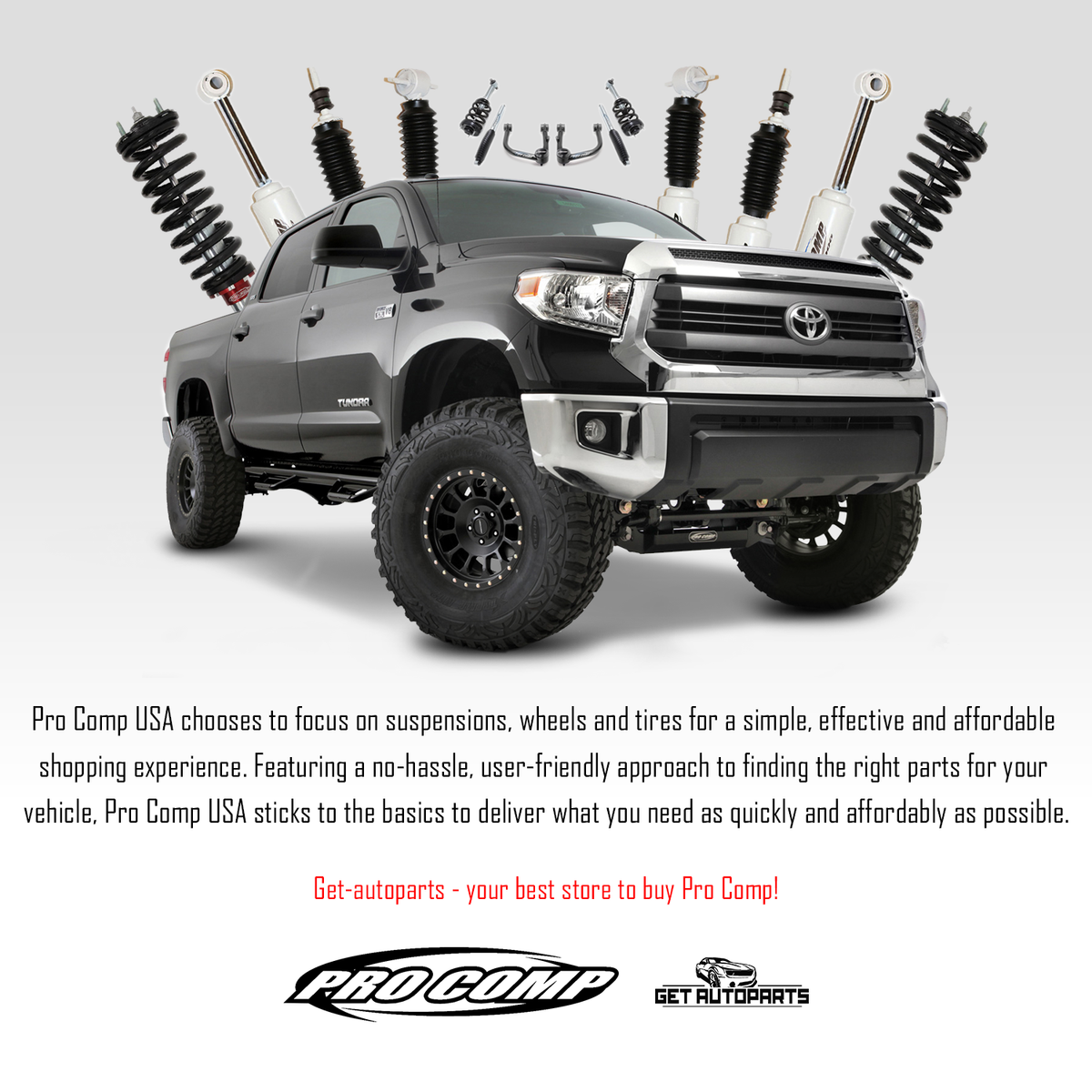 Pro Comp Shocks Pro Comp ES9000 Series Shock Absorber - Performance ...
