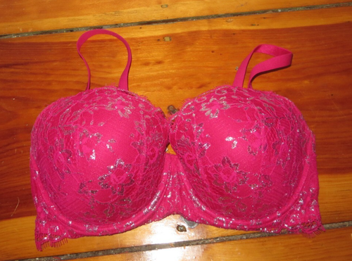 Victoria's Secret Dream Angels BH Spitze hellrosa 36DD gefüttert Halb Bügel