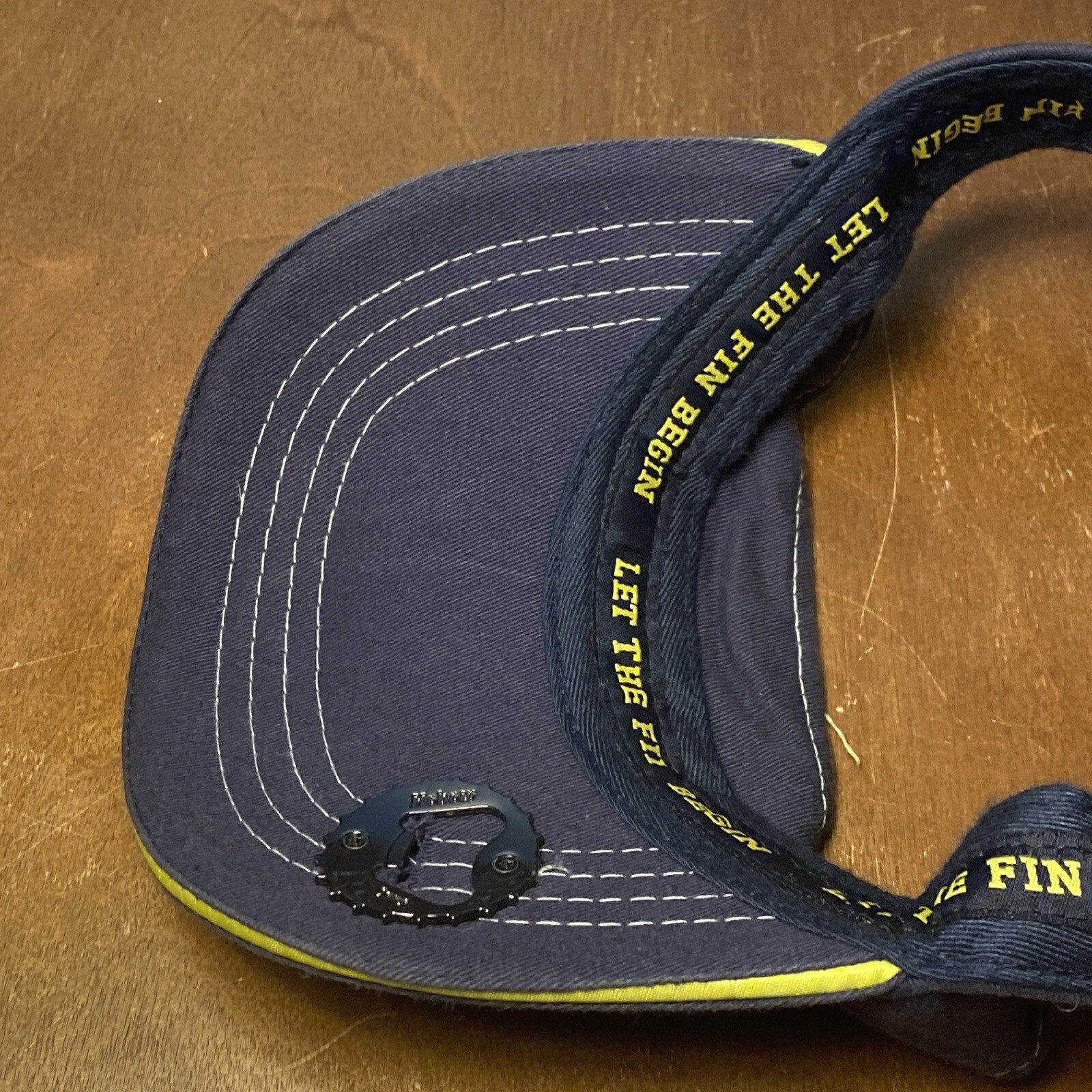 Land Shark Beer Lager Visor Hat Blue Margaritaville Adjustable Strap